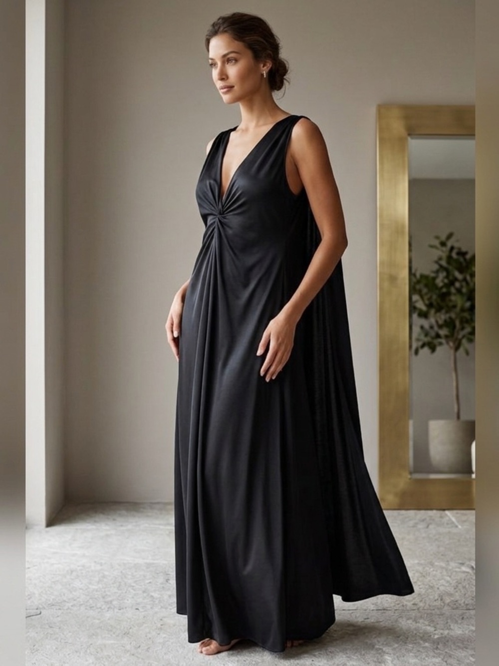 Vintage 1970’s Ladies Nightgown by Deena Elegant Lingerie Floor Length Sz Large